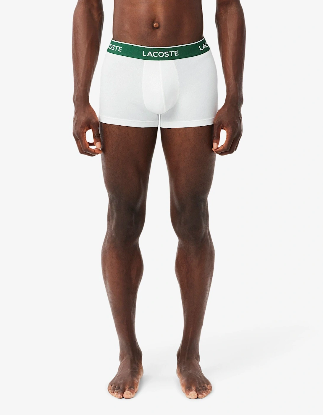 3-Pack of Mens Trunks - Black/White-Silver Chine NUA