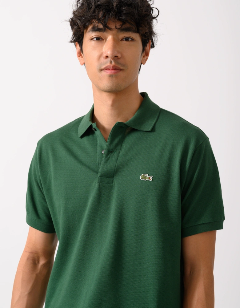 Classic Fit L.12.12 Mens Short Sleeve Polo Shirt - Green 132