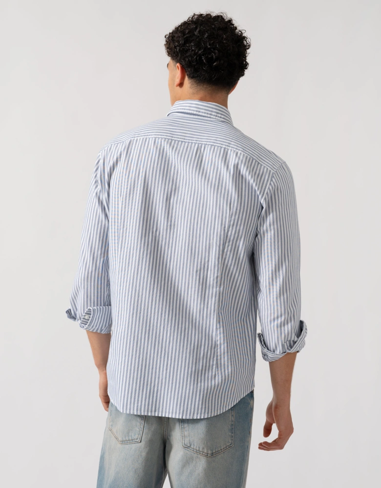 HUGO Evito Slim Fit Mens Long Sleeved Shirt - Bright Blue 430