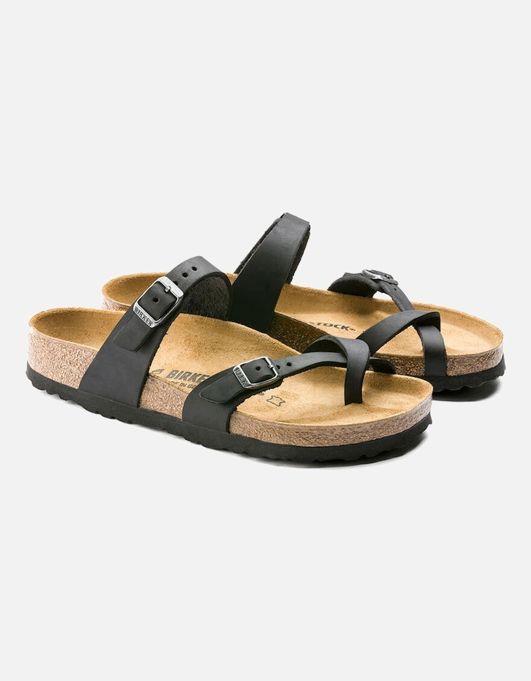 Mayari Oiled Nubuck Womens Sandals - Black