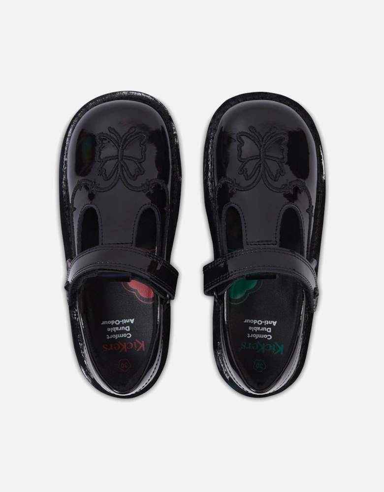 Kids Kick T Stardust Patent Shoe