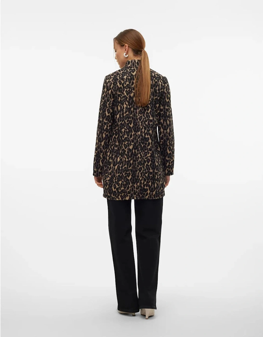 Brushed Katrine Leopard Print Jacket