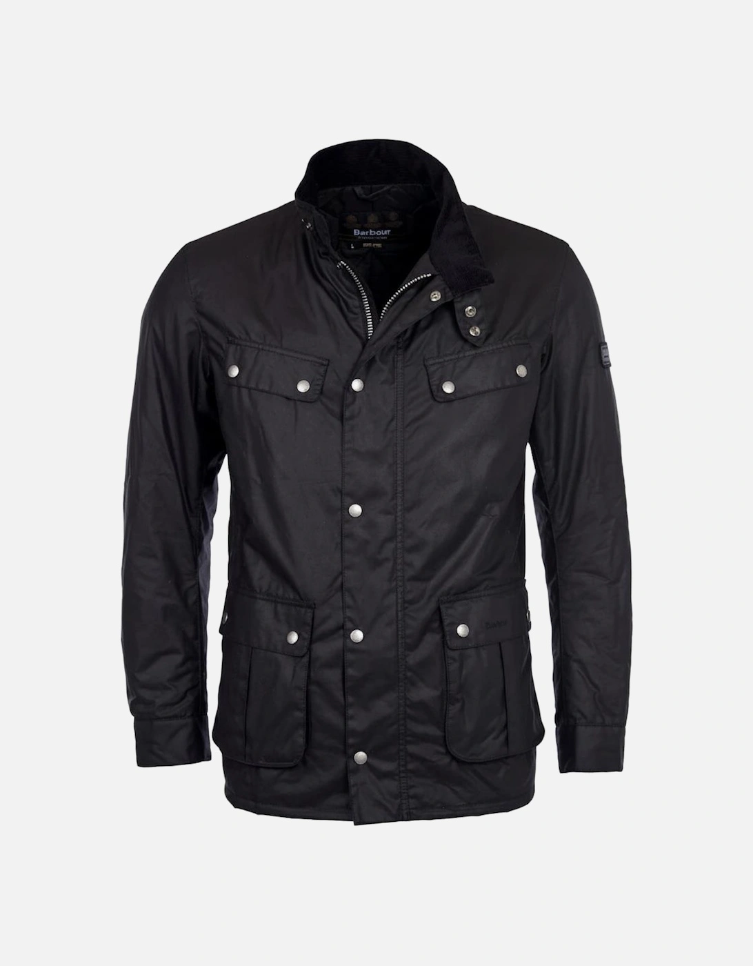 Tourer Duke Mens Wax Jacket - Black, 8 of 7