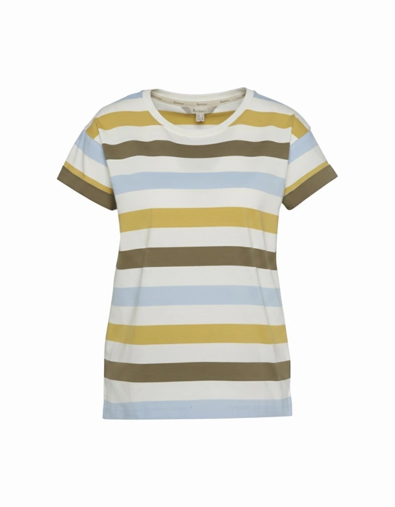 Lyndale Womens Top - Limeade Stripe