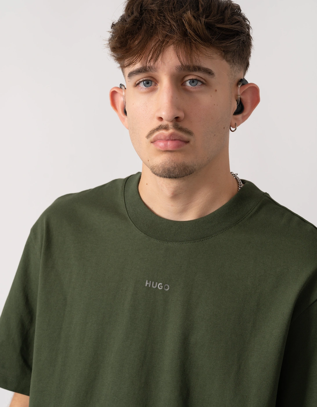HUGO Dapolino Mens T-Shirt - Dark Green 309