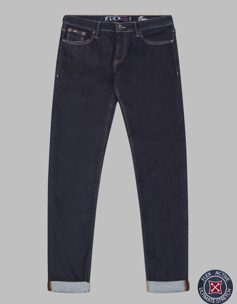 Flex Active Stretch Tapered Jean - Natural Blue