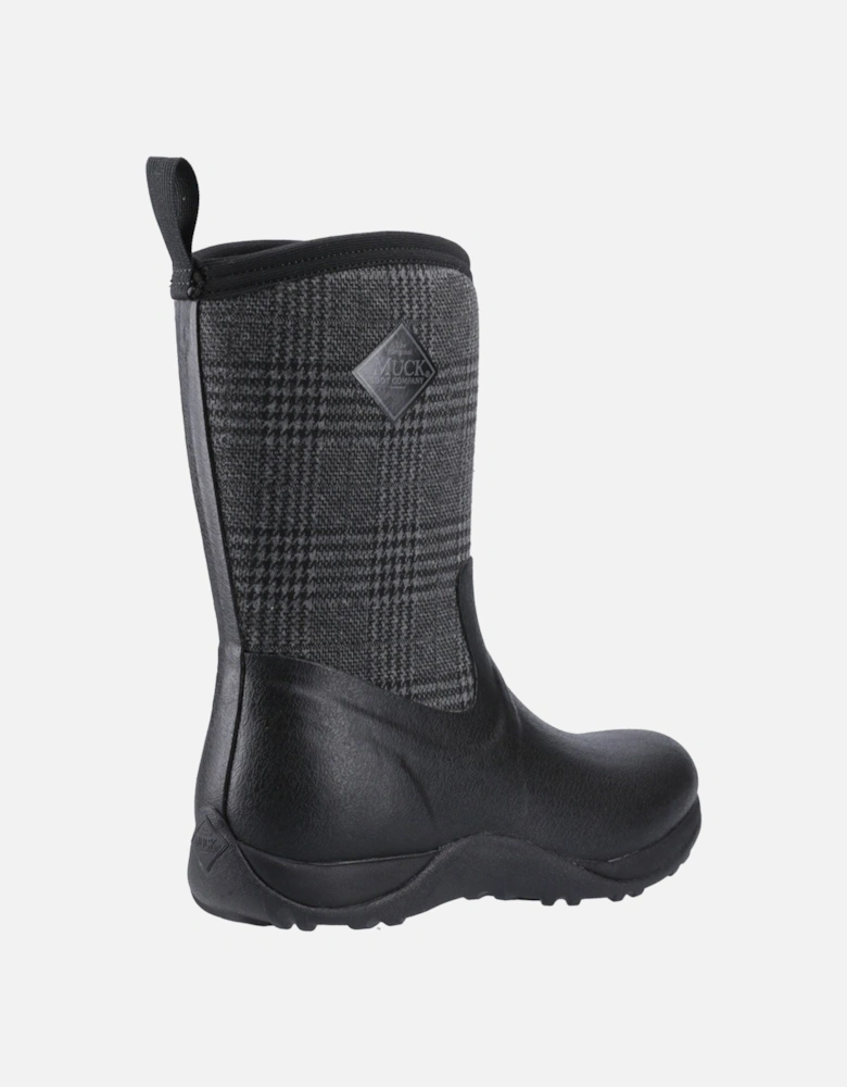 Muck Boots Arctic Weekend Rubber Women's Black/Plaid Winter Mid Calf Boots