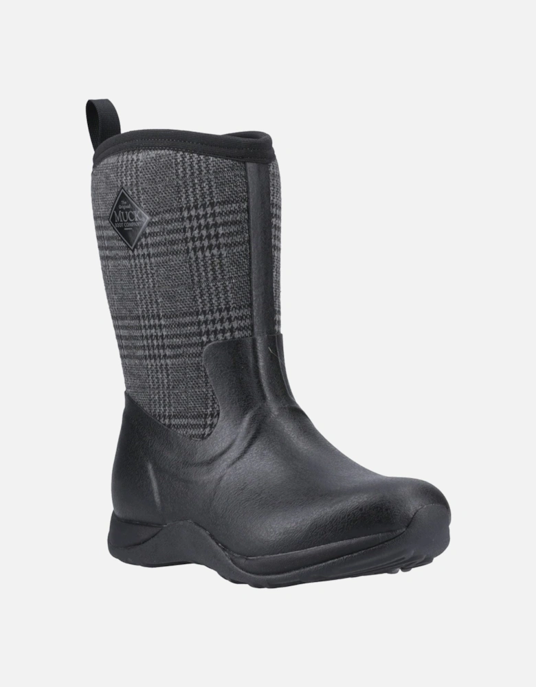 Muck Boots Arctic Weekend Rubber Women's Black/Plaid Winter Mid Calf Boots