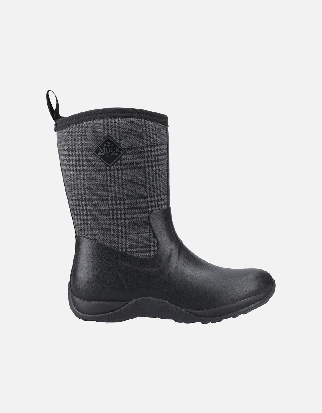 Muck Boots Arctic Weekend Rubber Women's Black/Plaid Winter Mid Calf Boots