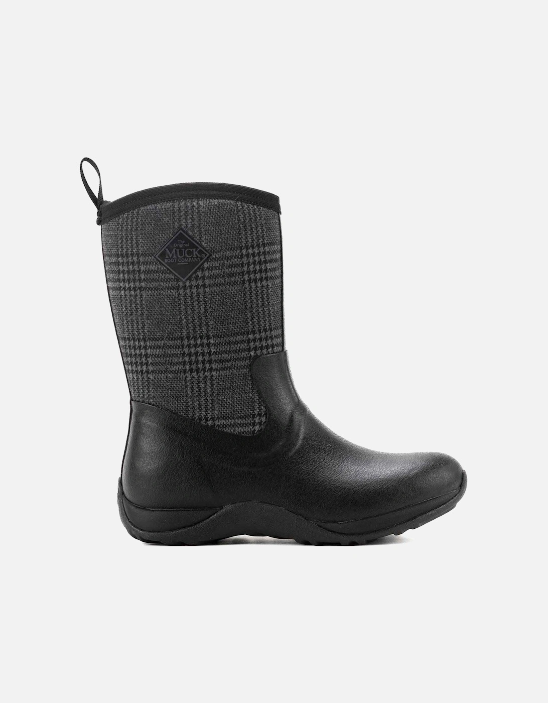Muck Boots Arctic Weekend Rubber Women's Black/Plaid Winter Mid Calf Boots