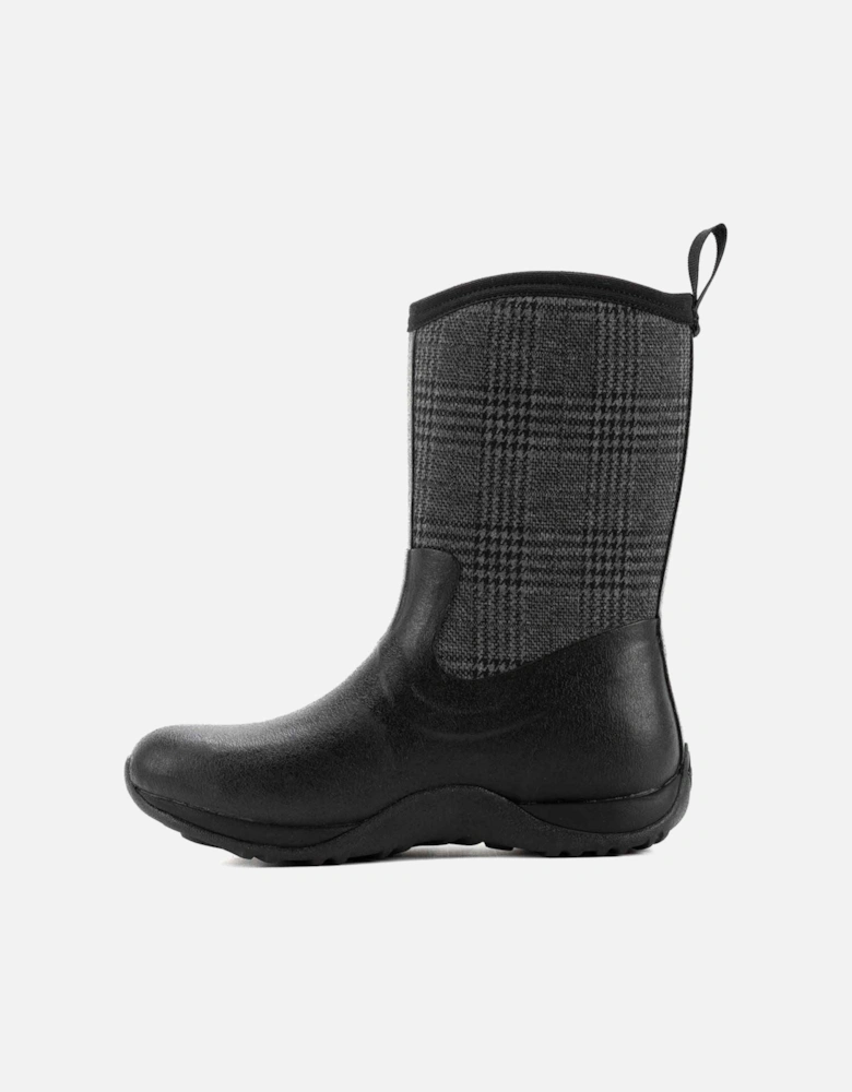 Muck Boots Arctic Weekend Rubber Women's Black/Plaid Winter Mid Calf Boots