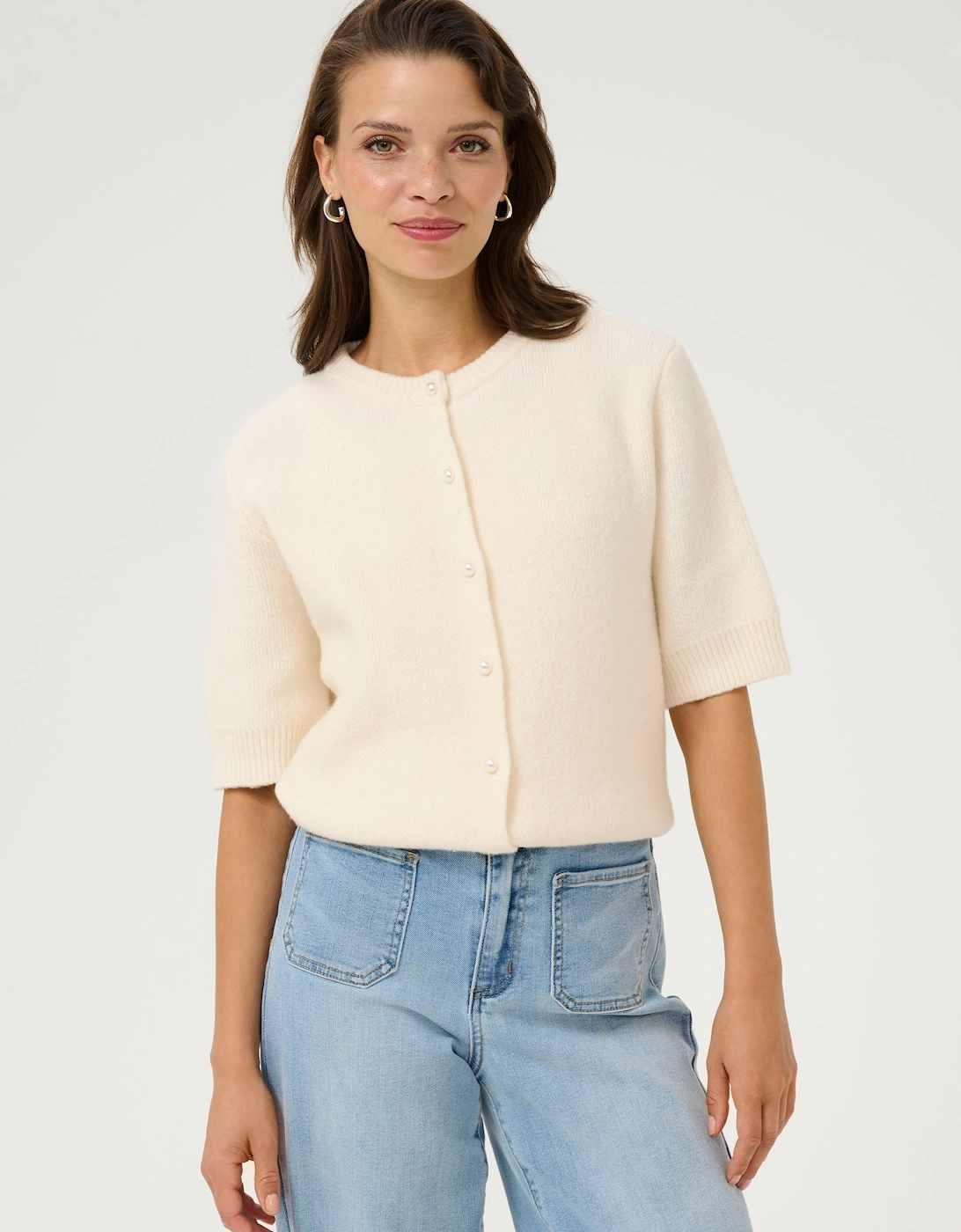 Severina Short Sleeve Knit Cardigan, 2 of 1