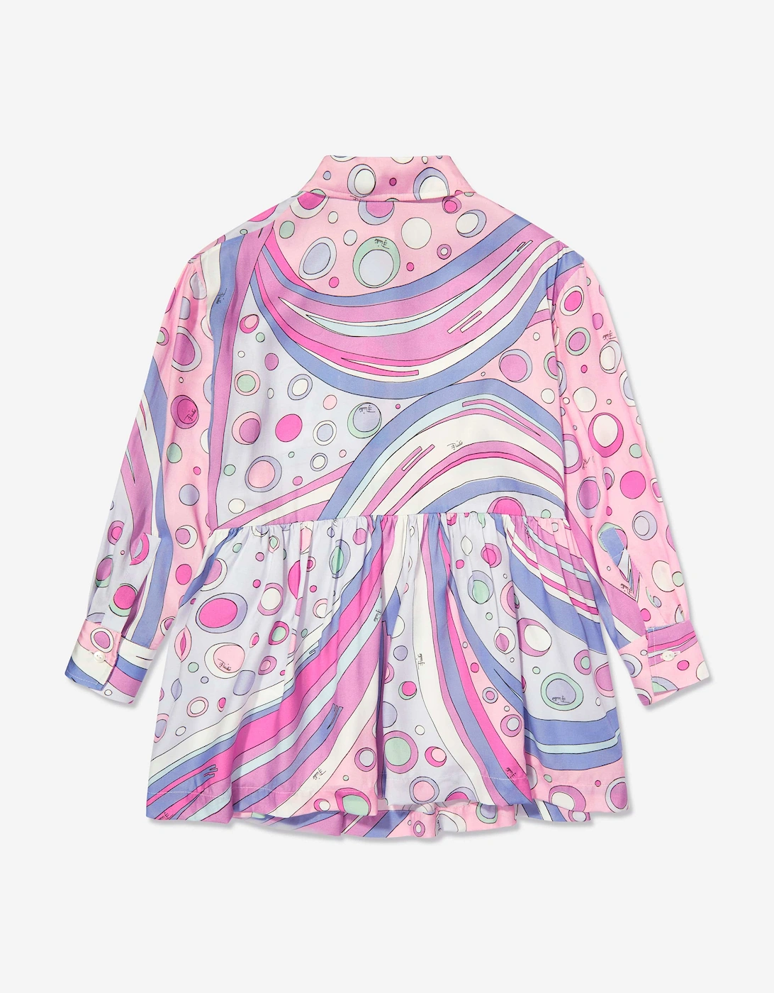 Girls Fontane Print Dress in Pink