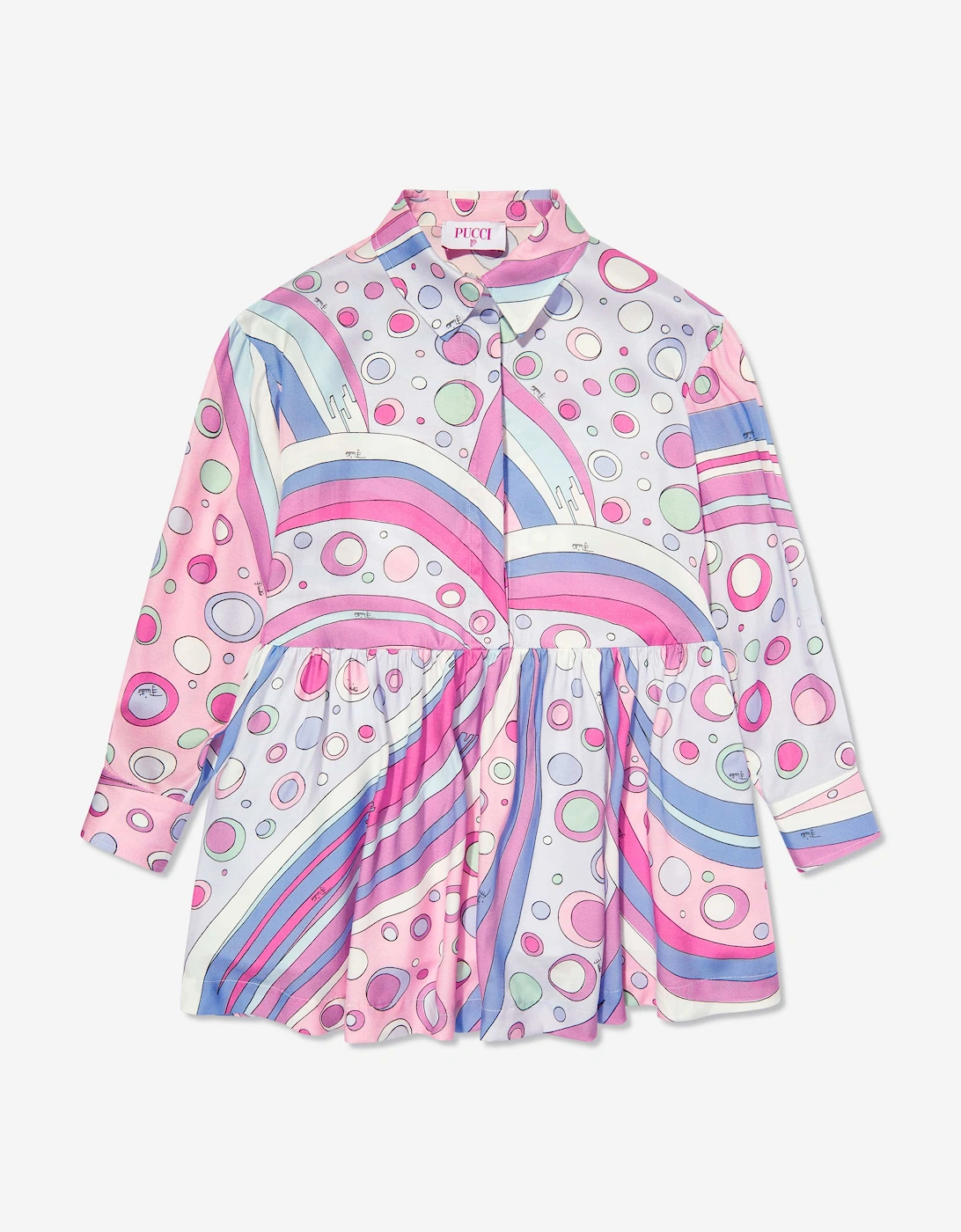 Girls Fontane Print Dress in Pink, 5 of 4