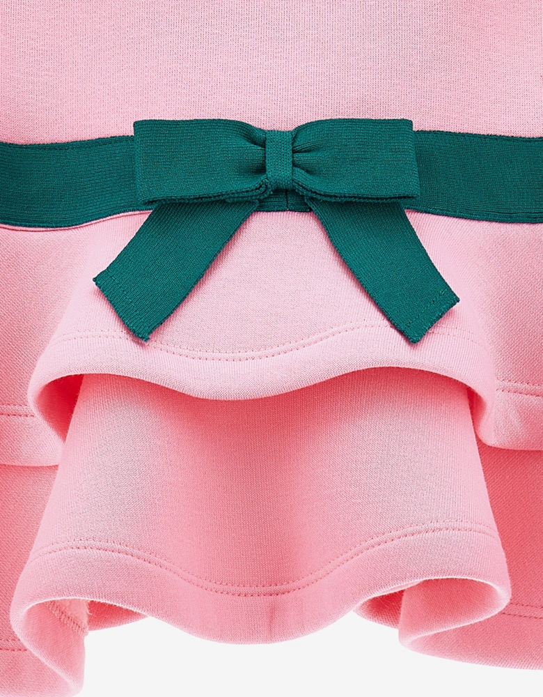 Girls Love Ruffle Tracksuit in Pink