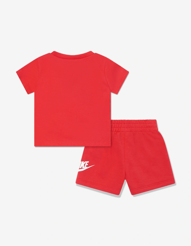 Kids Club T-Shirt and Shorts Set in Red