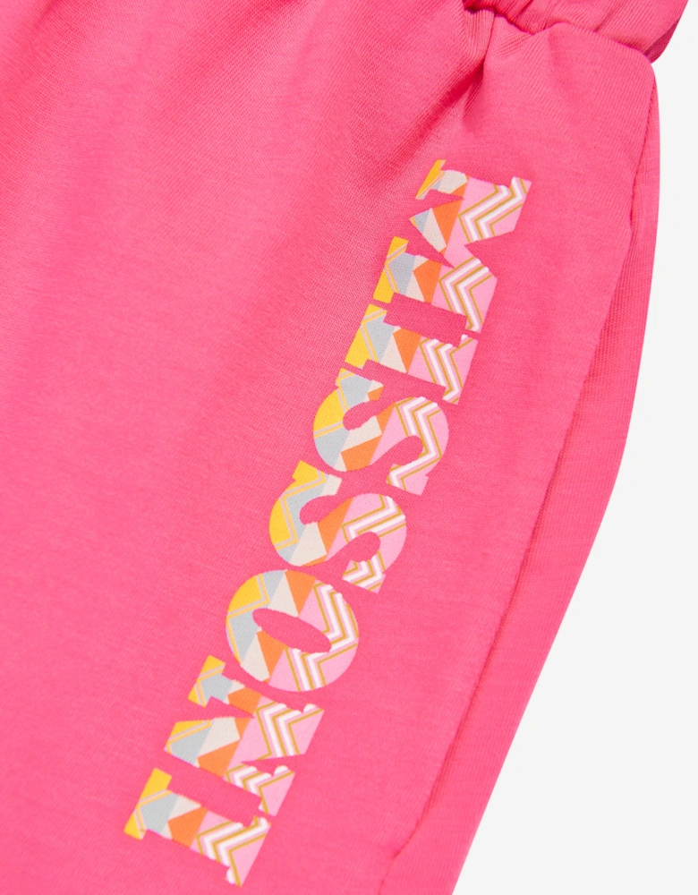 Girls Jersey Shorts in Pink