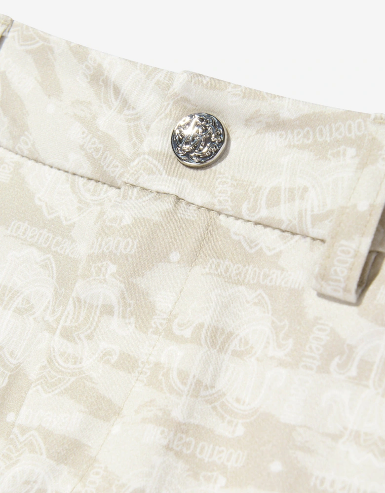 Boys Bermuda Shorts in Beige