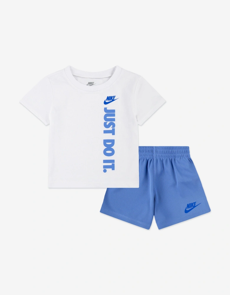 Boys NSW GFX Short Set in White