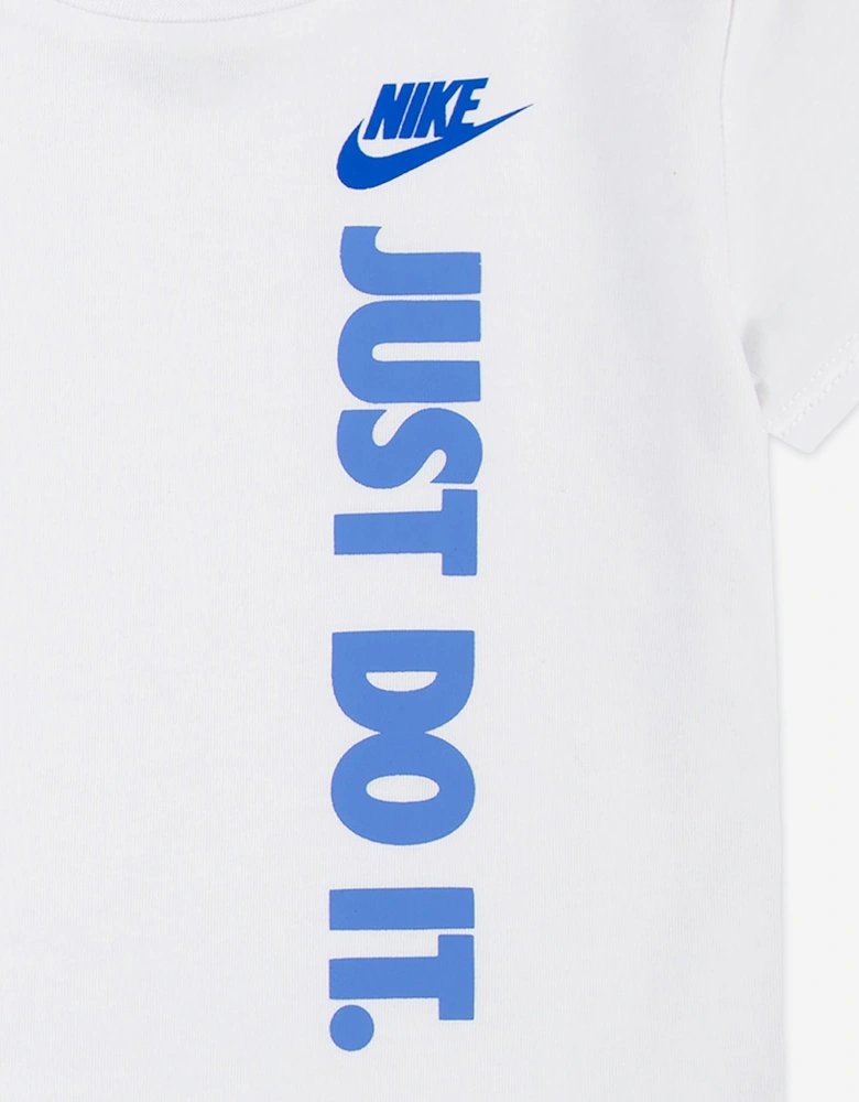 Boys NSW GFX Short Set in White