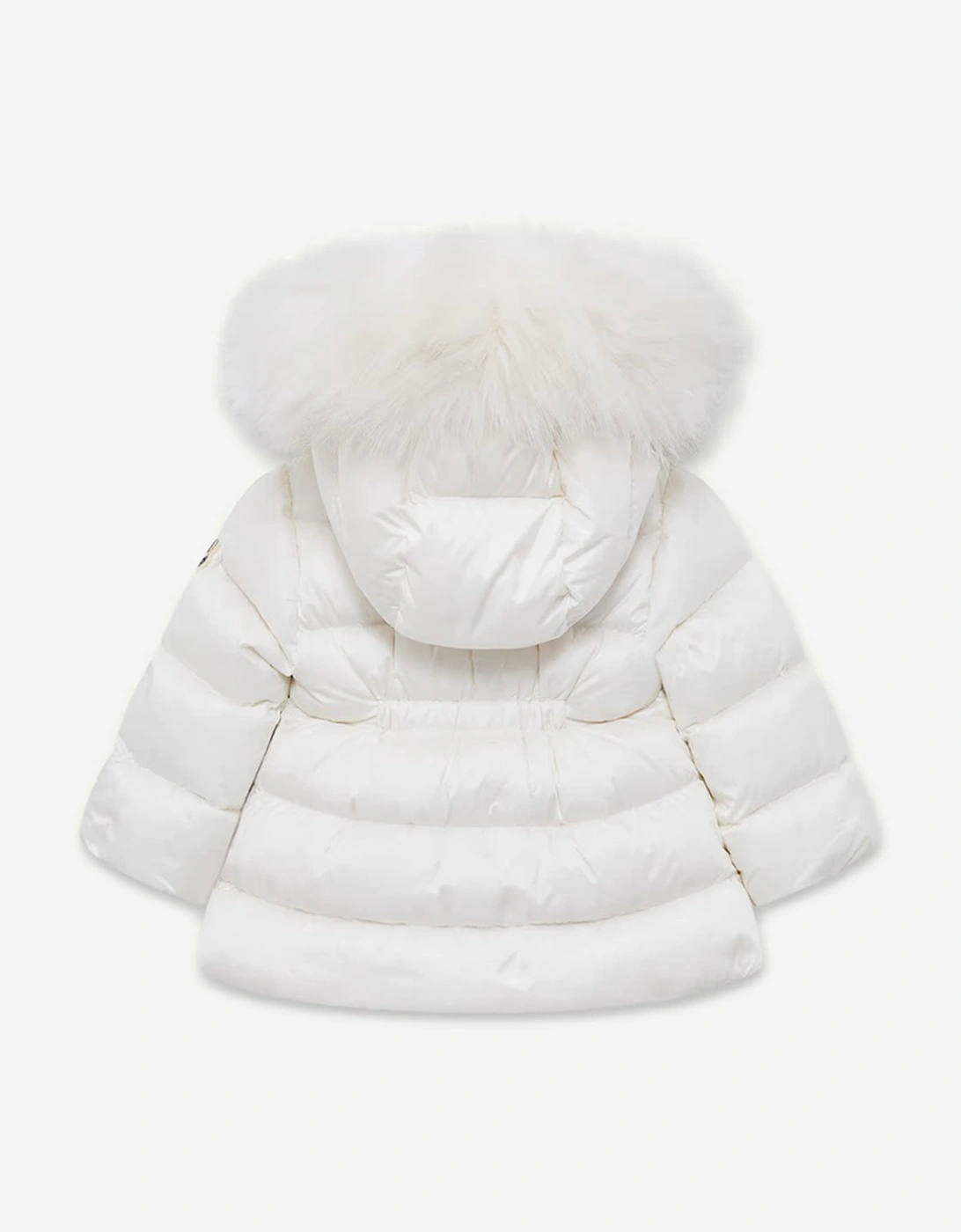 Enfant Baby Girls Down Padded Obie Jacket in Ivory