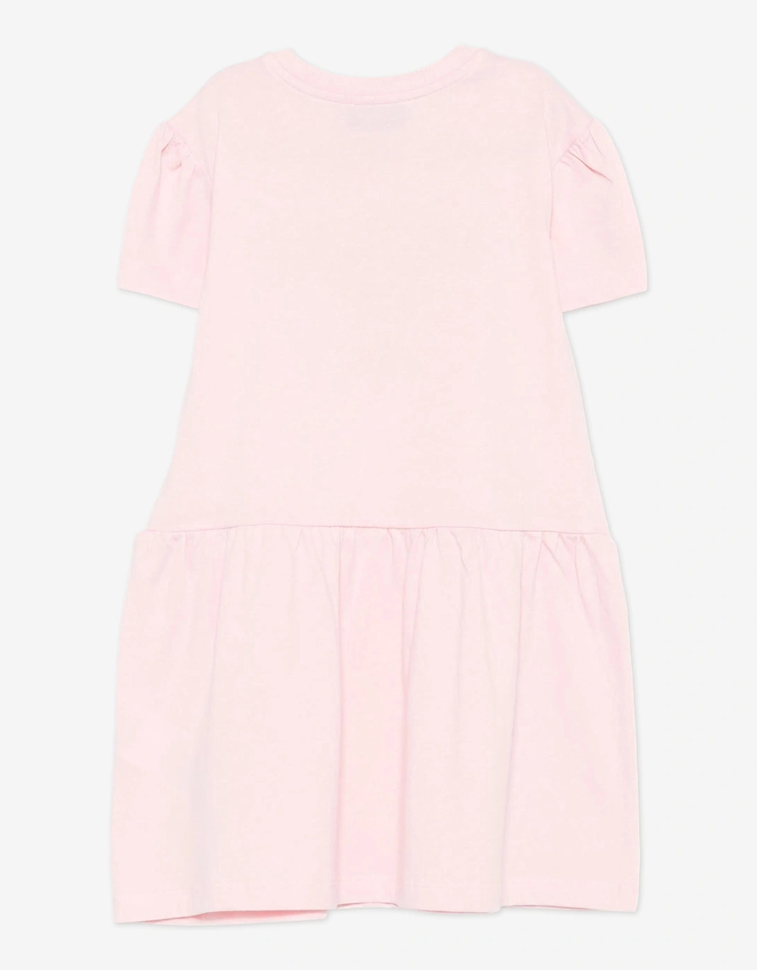 Girls Teddy Bear Logo Dress in Pink