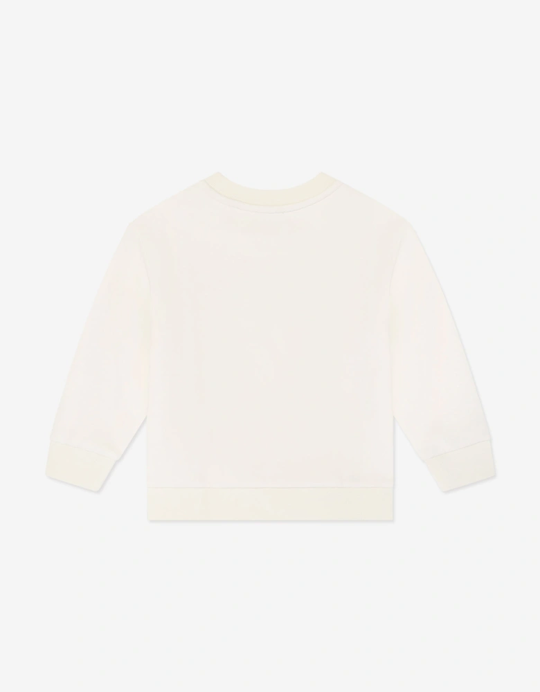 Kids Bear Logo Sweatshirt in Ivory