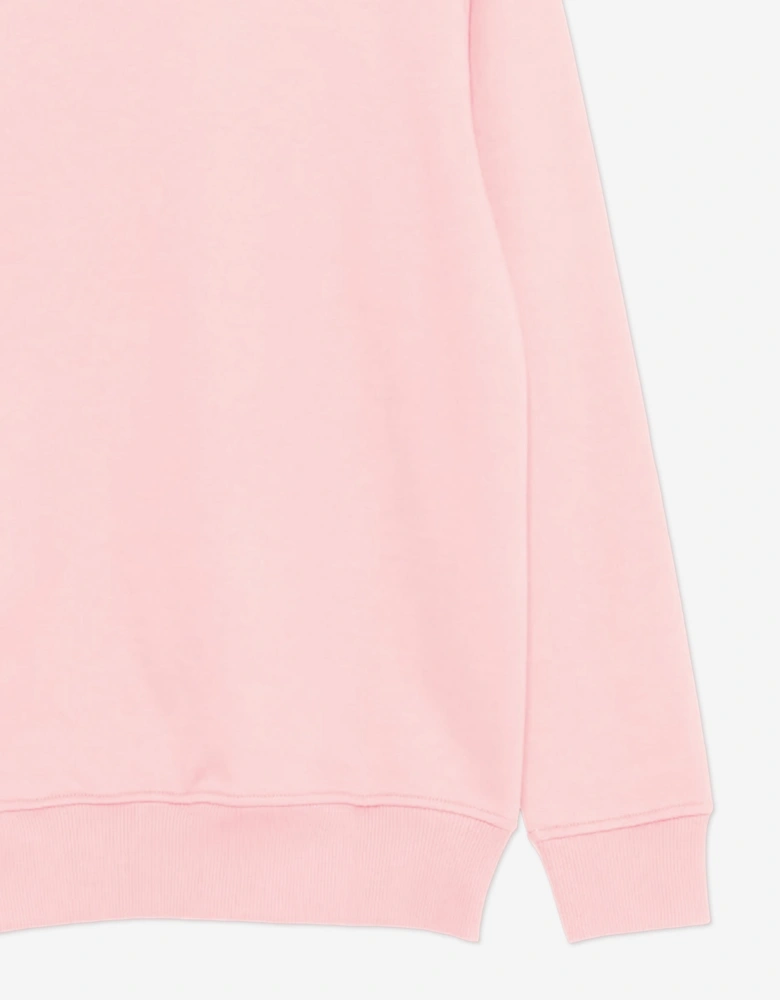 Girls Teddy Bear Logo Sweatshirt in Pink