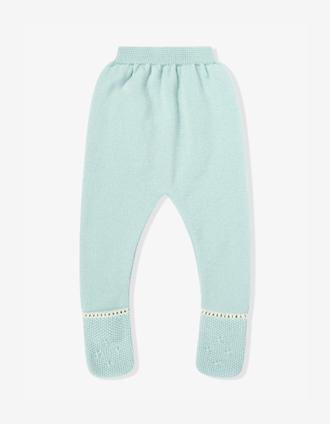 Baby Girls Knitted 2 Piece Babygrow Set in Green