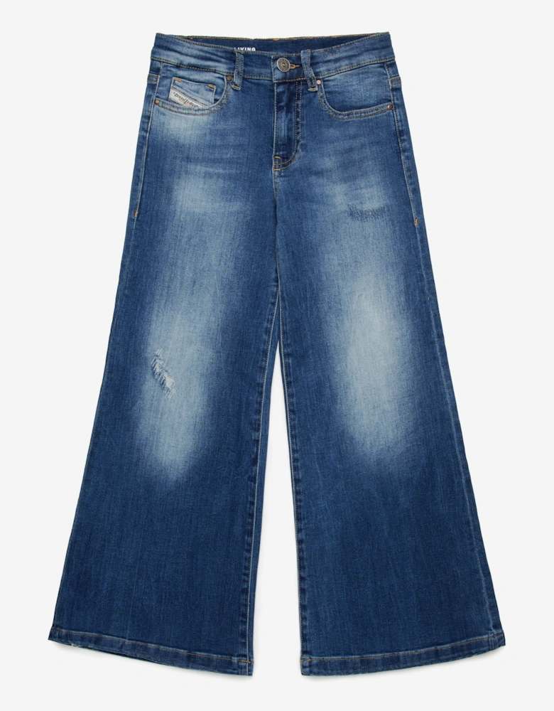 Girls 1978 Flared Jeans in Blue