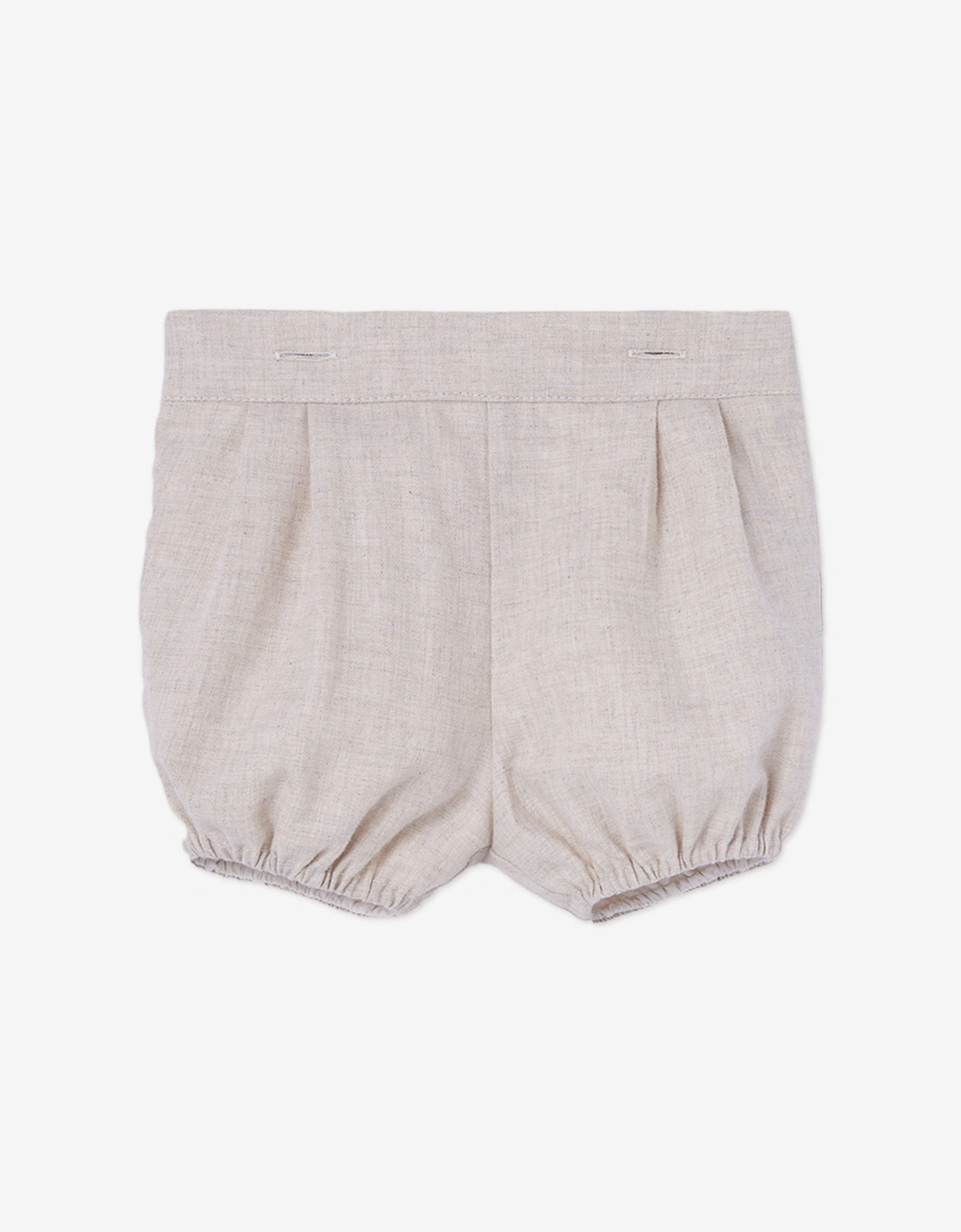 Baby Blouse and Short Set in Beige