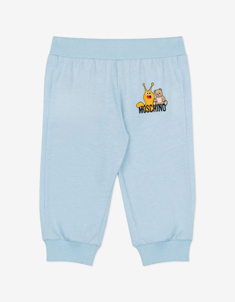 Baby Long Sleeve T-Shirt and Pants Set in Blue