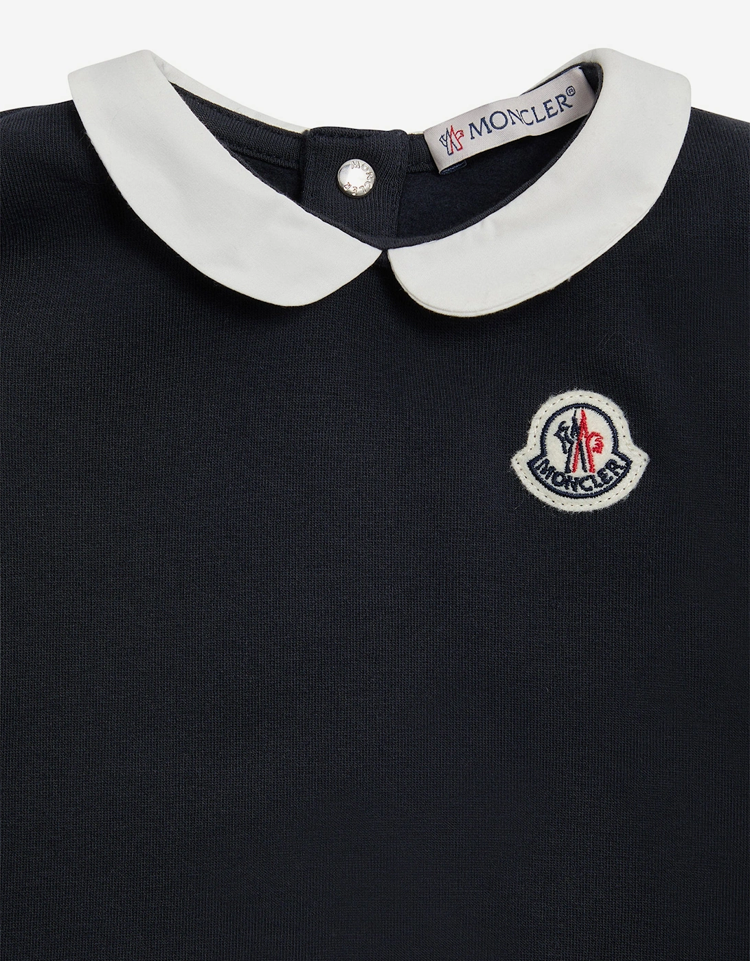 Enfant Baby Girls Logo Dress in Navy