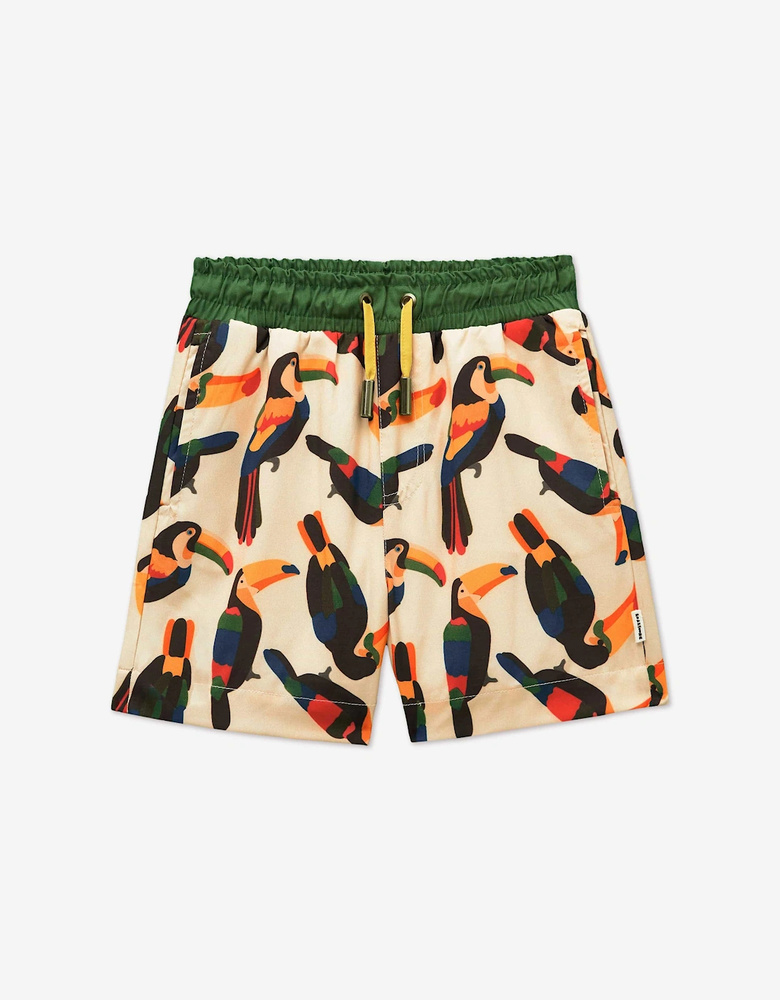 Boys Toucan Swim Shorts in Beige (UPF50+), 5 of 4