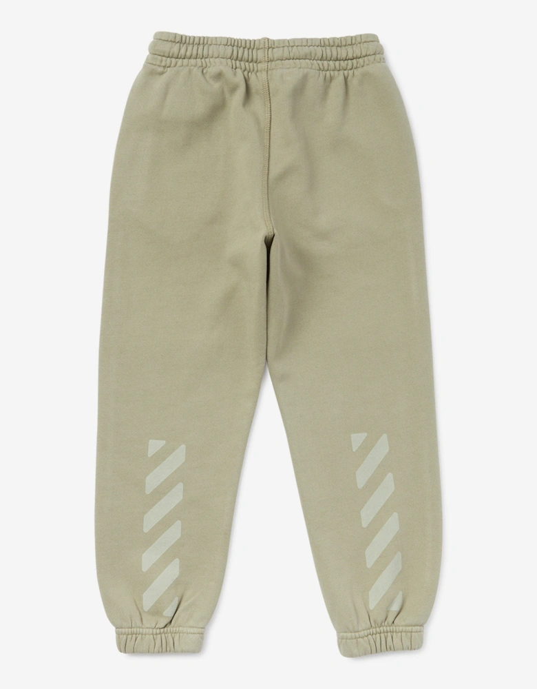 Boys Garment Dyed Joggers in Green