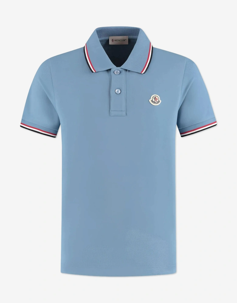 Enfant Boys Logo Polo Shirt in Blue