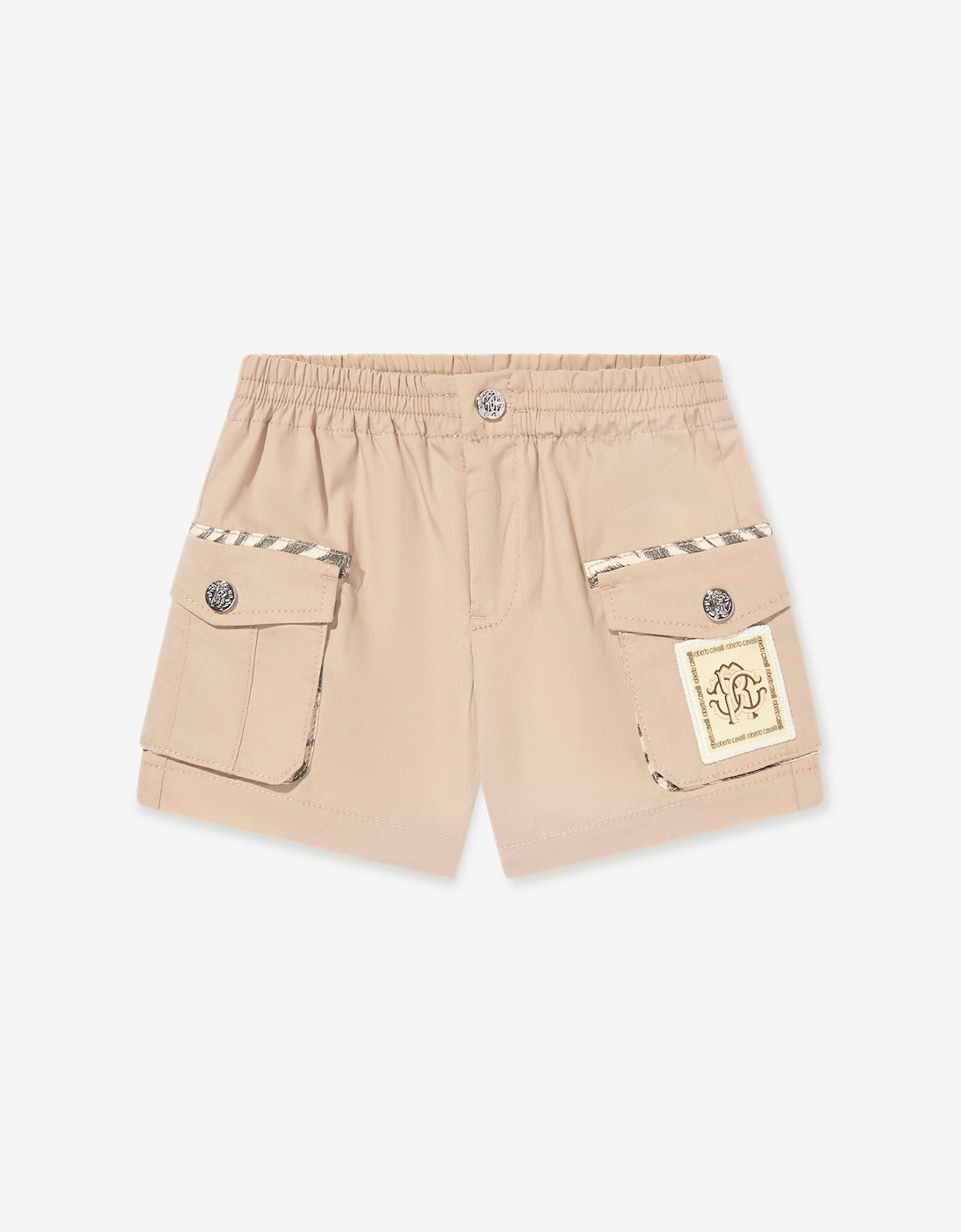 Baby Boys Cargo Shorts in Beige, 5 of 4