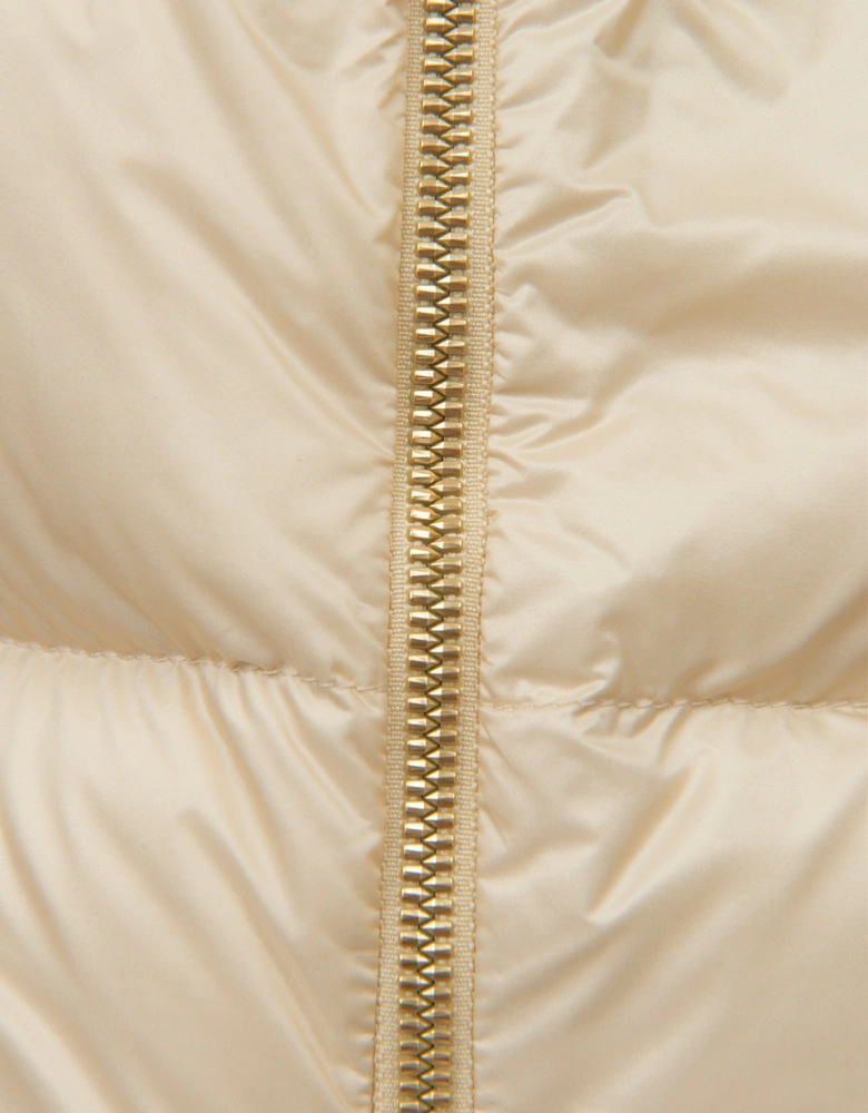 Enfant Girls Katife Long Parka in Ivory