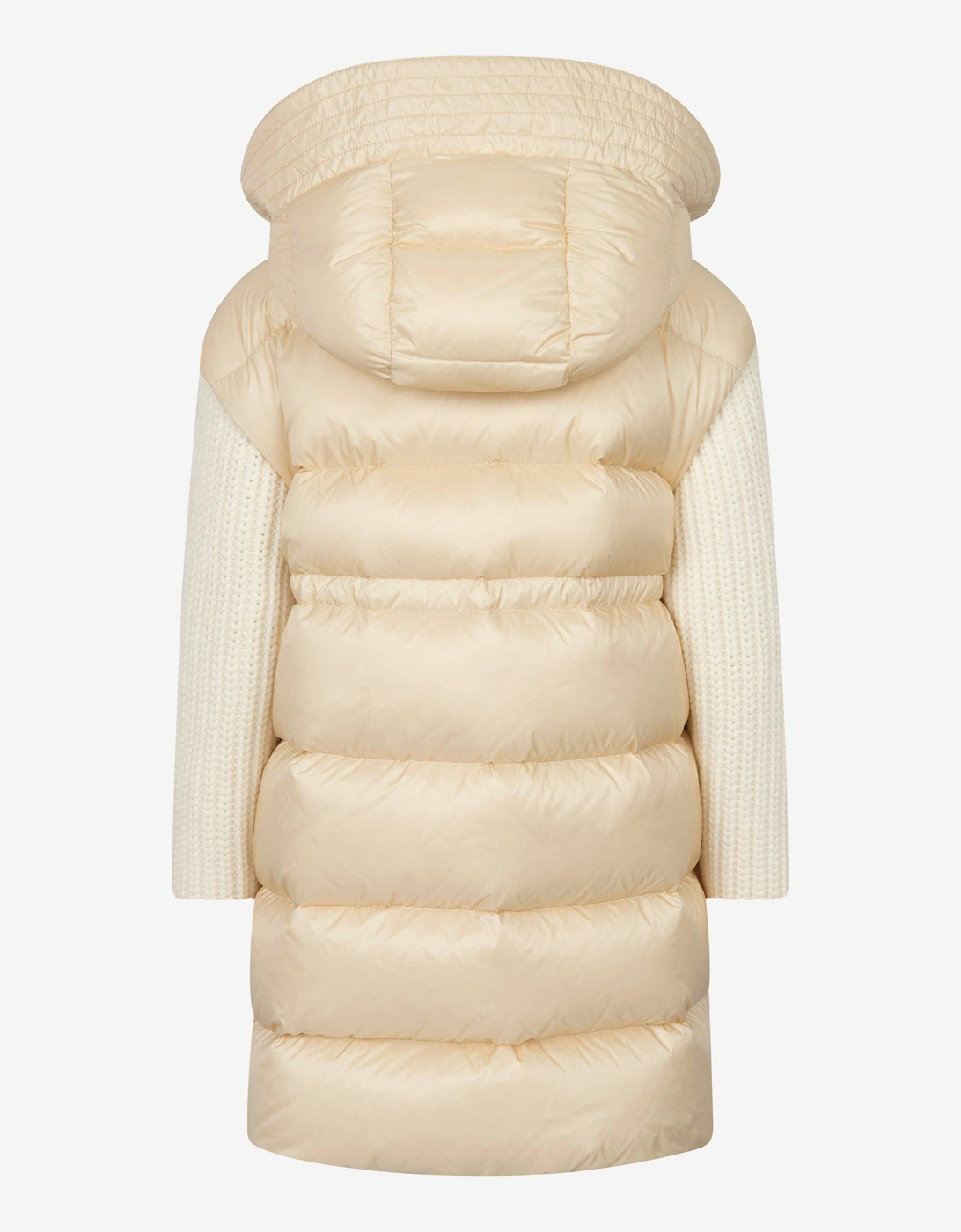 Enfant Girls Katife Long Parka in Ivory