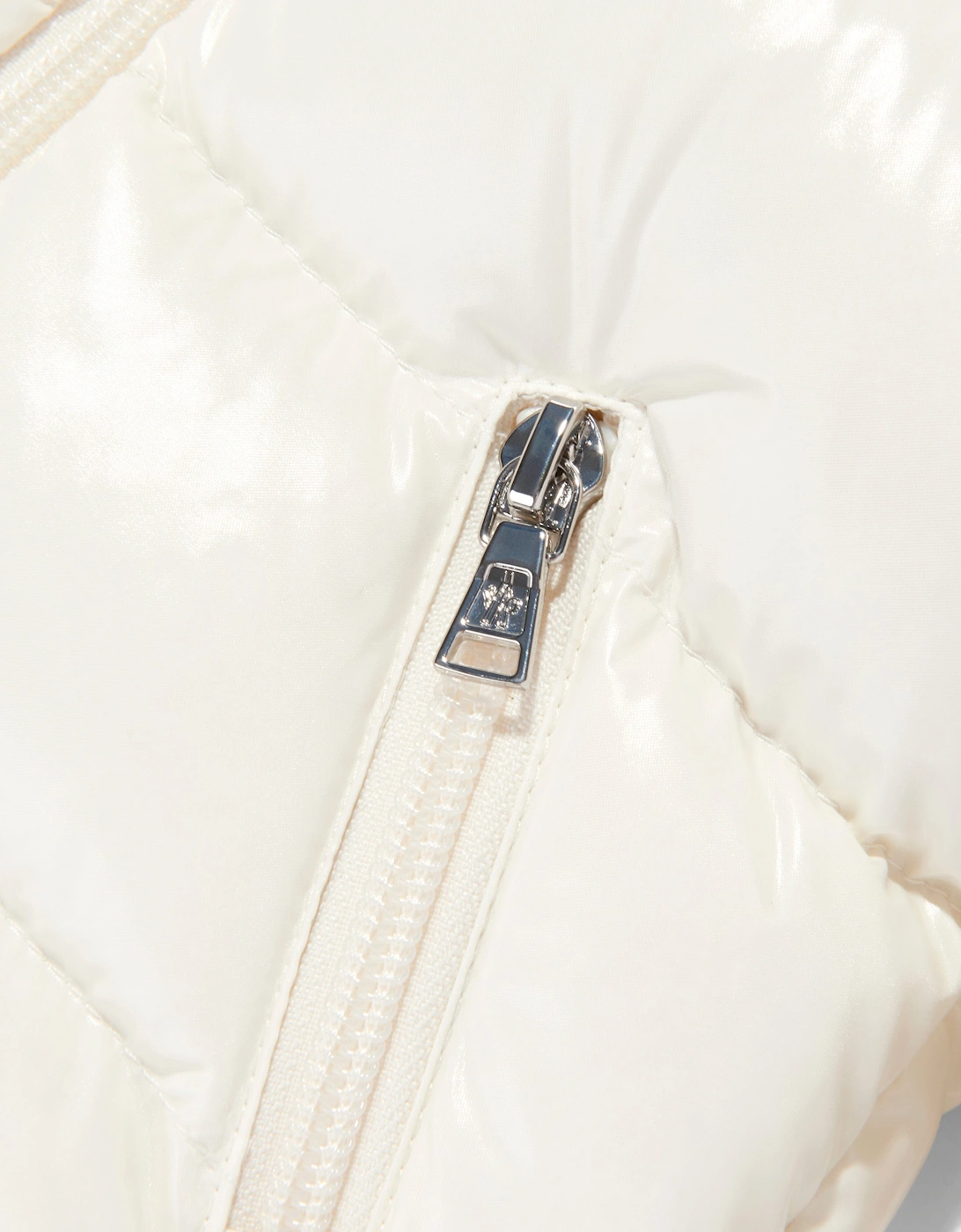 Enfant Baby Girls Down Padded Bady Jacket in Ivory