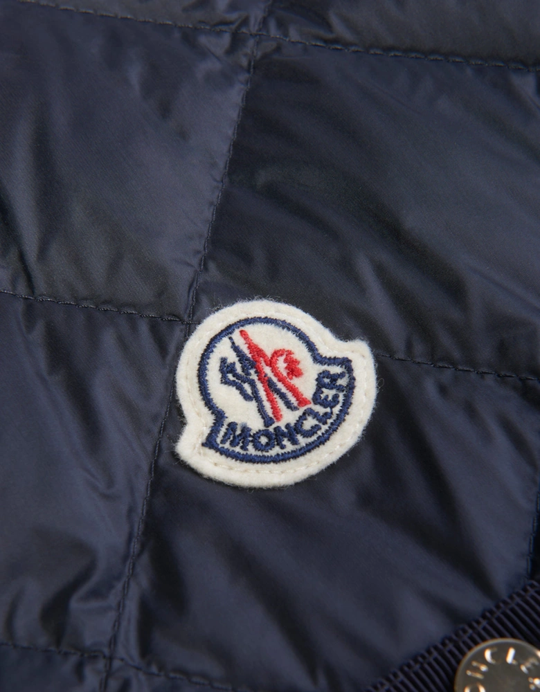 Enfant Girls Down Padded Garonna Gilet in Navy
