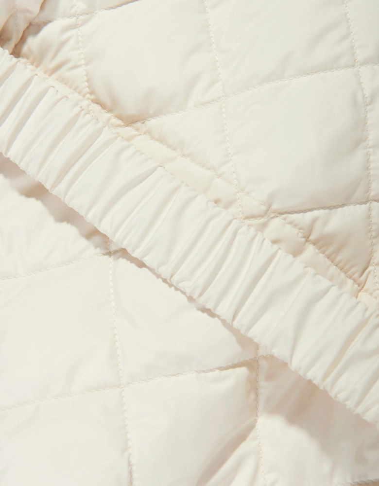 Enfant Girls Down Padded Philanta Jacket in Ivory