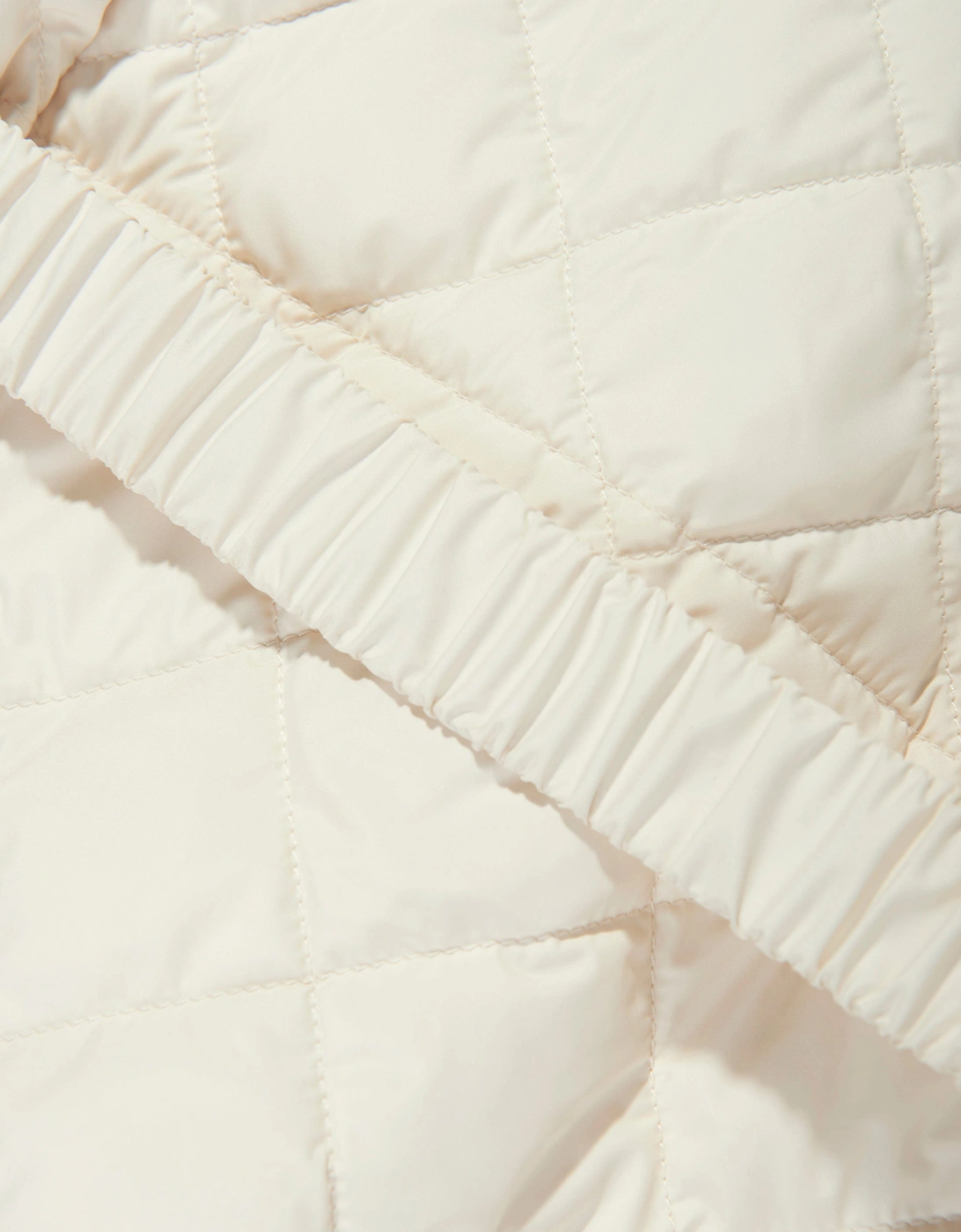 Enfant Girls Down Padded Philanta Jacket in Ivory