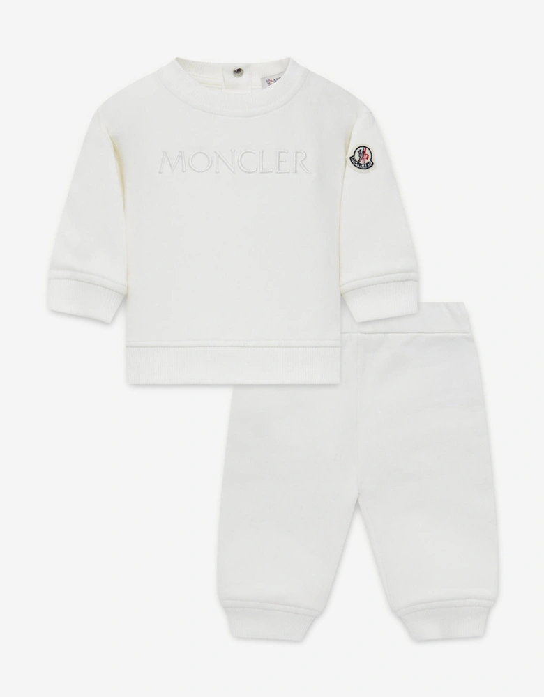 Enfant Baby Logo Tracksuit in Ivory