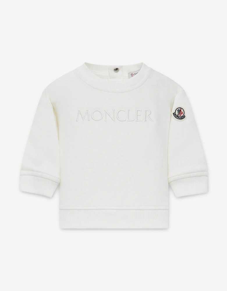 Enfant Baby Logo Tracksuit in Ivory