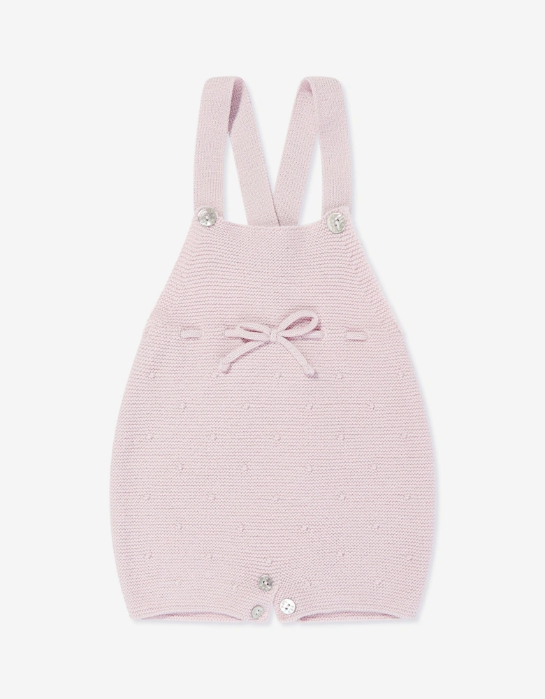 Baby Girls Dungarees Set in Pink