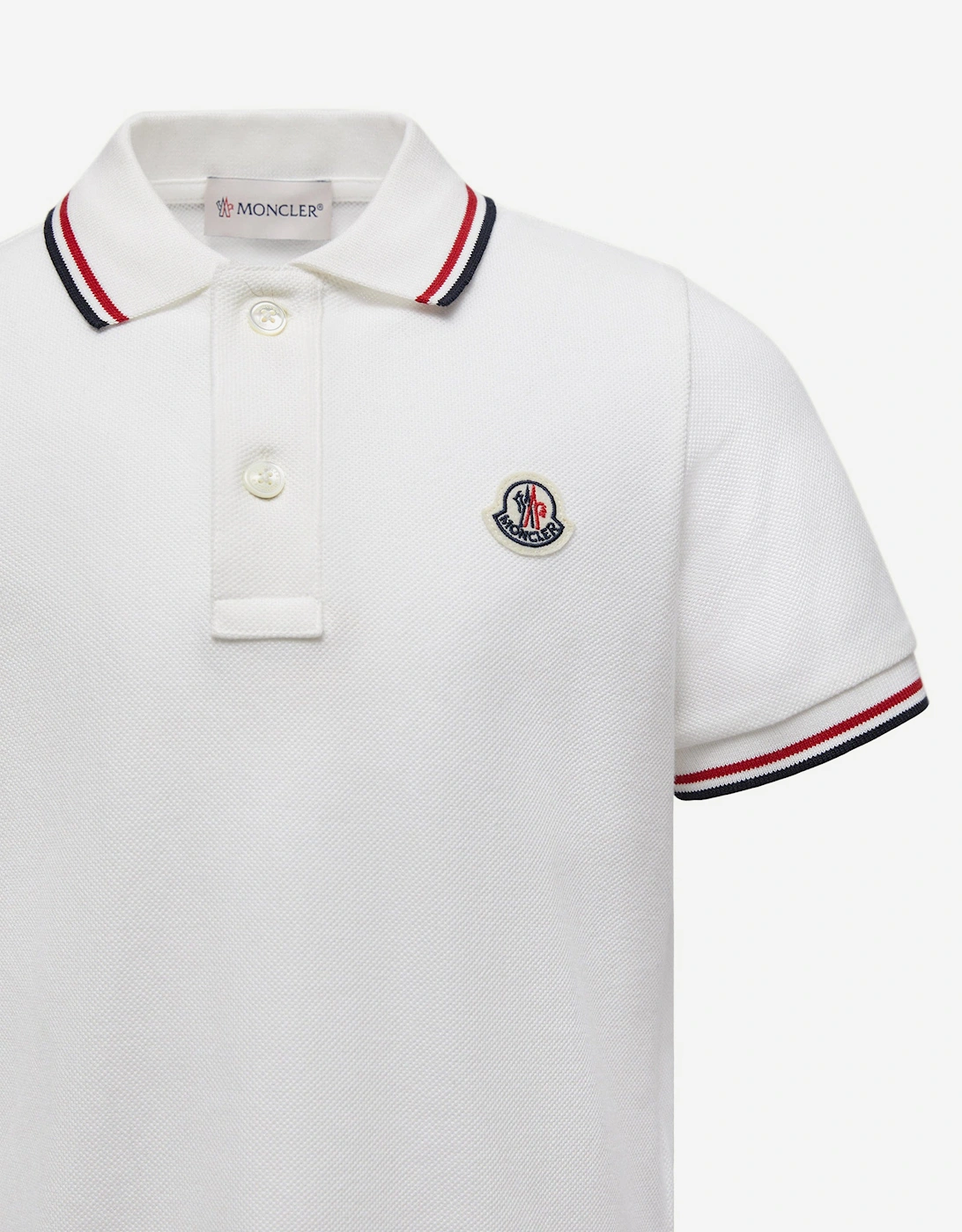 Enfant Boys Logo Polo Shirt in Ivory