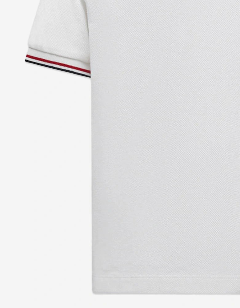 Enfant Boys Logo Polo Shirt in Ivory