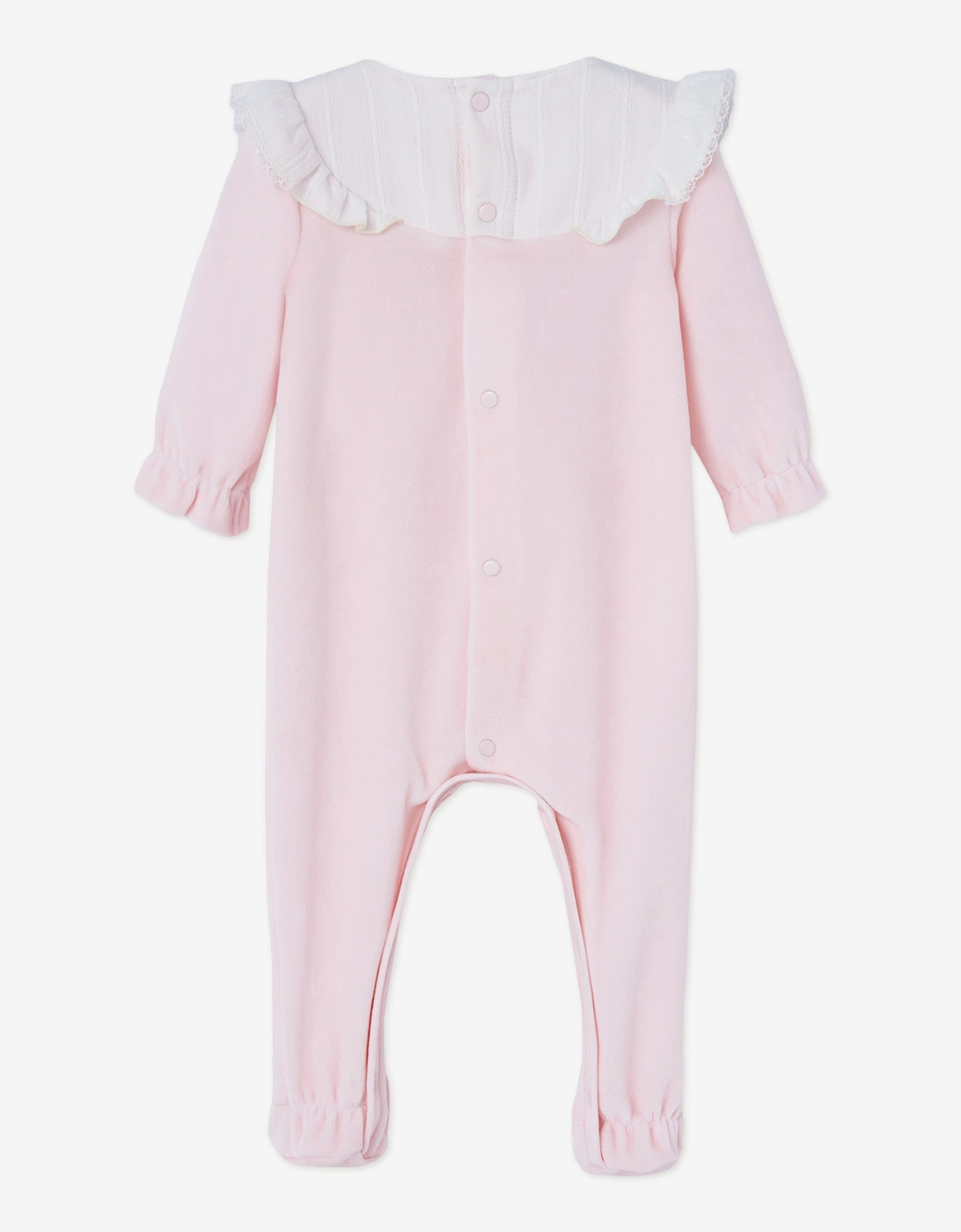 Baby Girls Cotton Babygrow in Pink