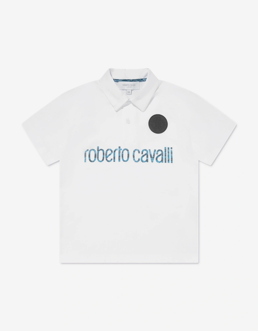 Boys Logo Polo Shirt in White, 5 of 4